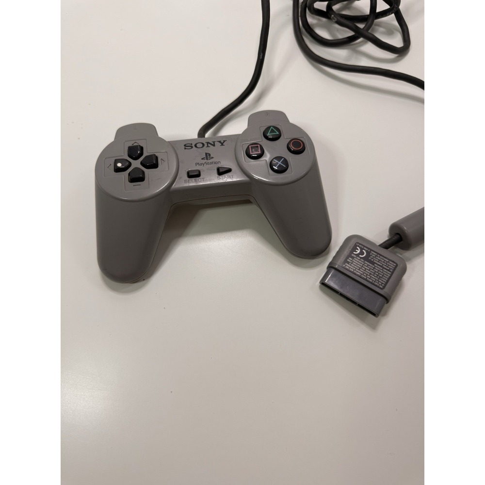🎮 Original Sony PlayStation Controller SCPH-1080 – Gray – Untested. (A4)